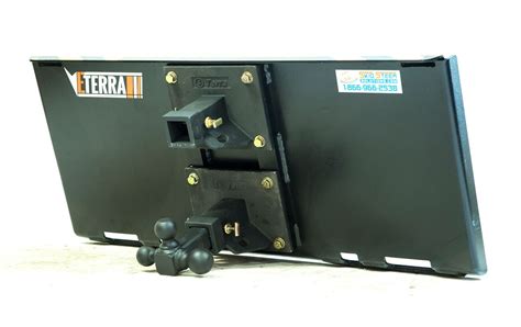 rear tow hitch for skid steer|Eterra Hitch Dual Attachment for Skid Steer Loader .